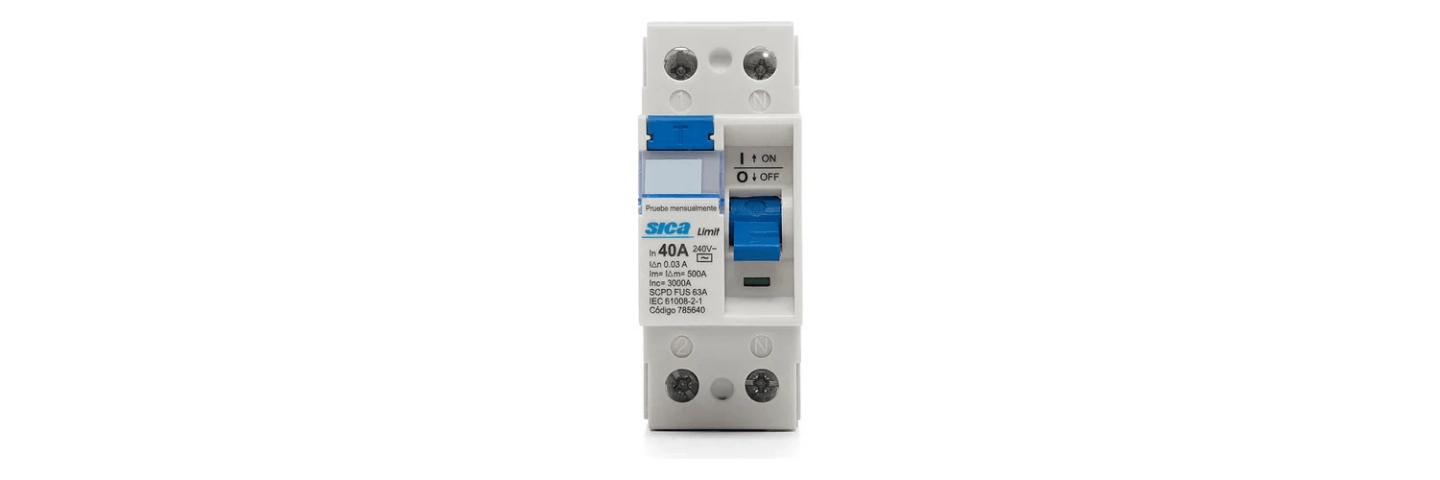 Interruptor Diferencial Disyuntor 2x40a Sica
